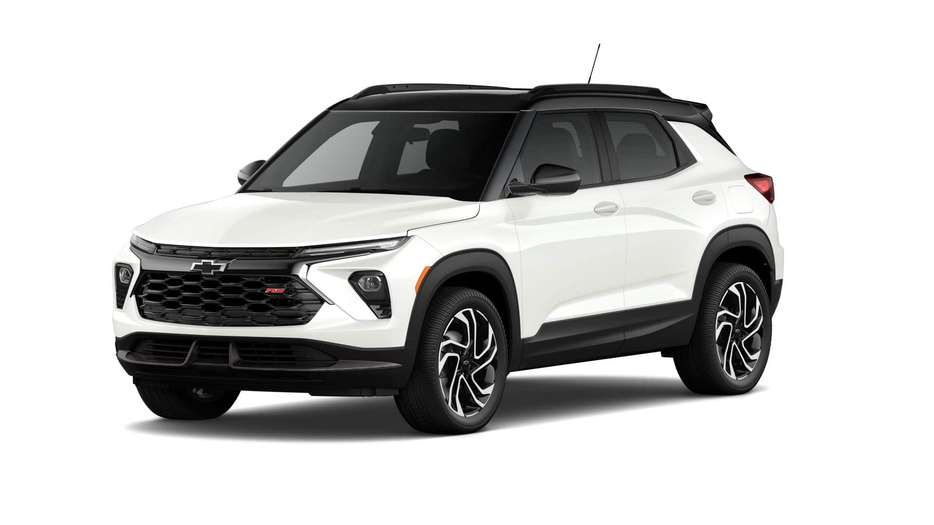 2026 Chevrolet Trailblazer RS in Iridescent Pearl Tricoat — front three-quarter view