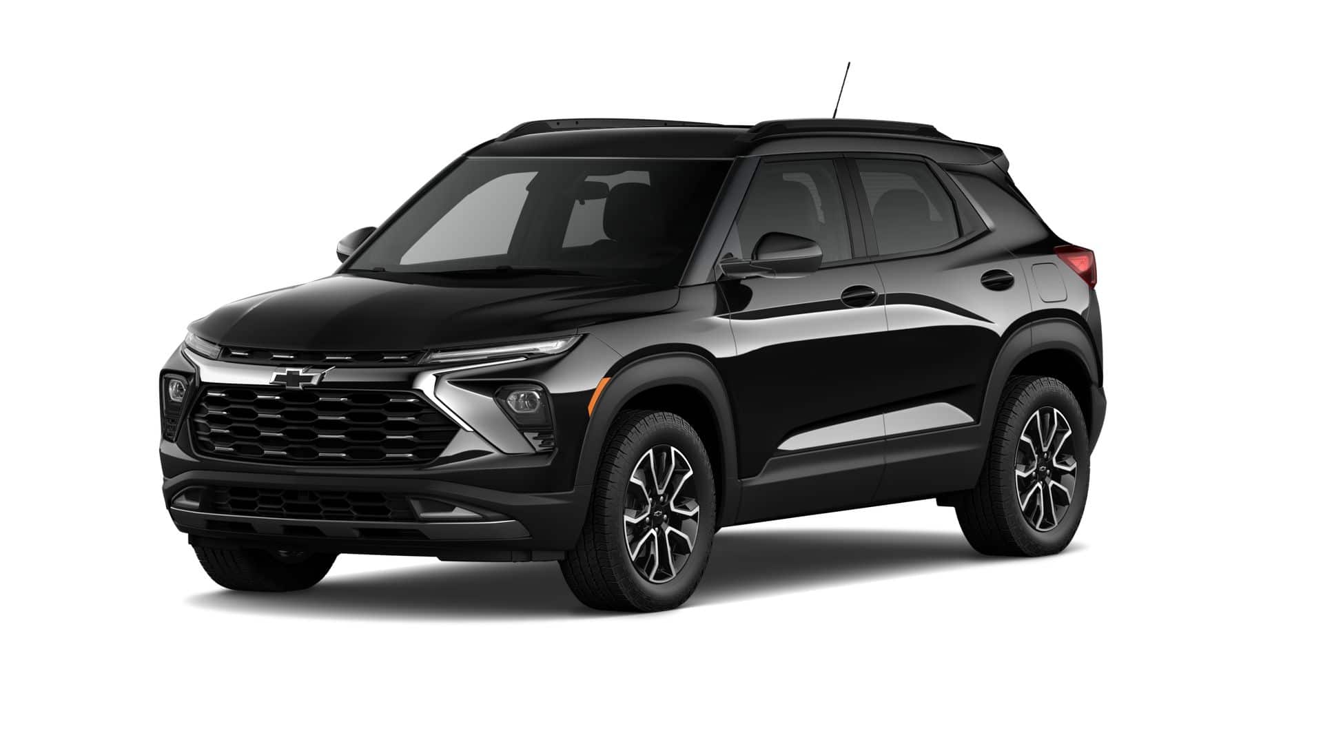 2026 Chevrolet Trailblazer ACTIV in Mosaic Black Metallic — front three-quarter view